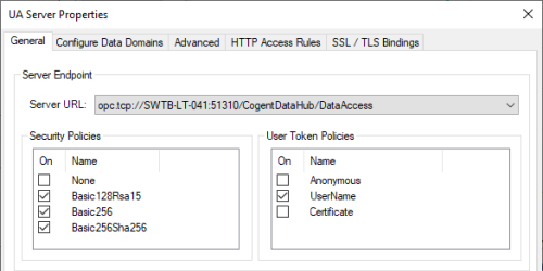 Secure OPC UA Client Connectivity to Variety of Data Sources