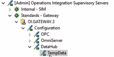 AVEVA InTouch to DataHub via OPC UA