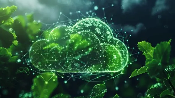 Cloud Data Sustainability Graphic