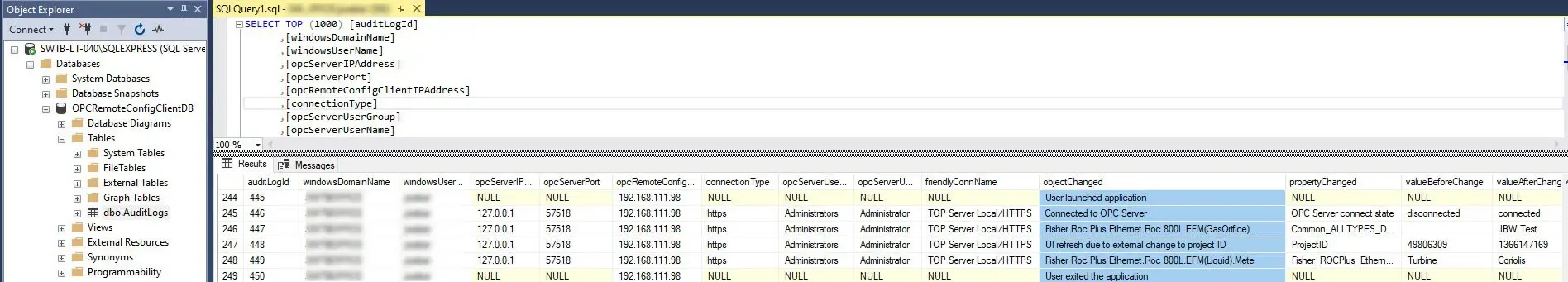 Example-SQL-Audit-Log