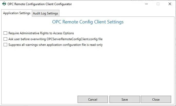 OPC-Remote-Config-Client-AppConfig-Settings