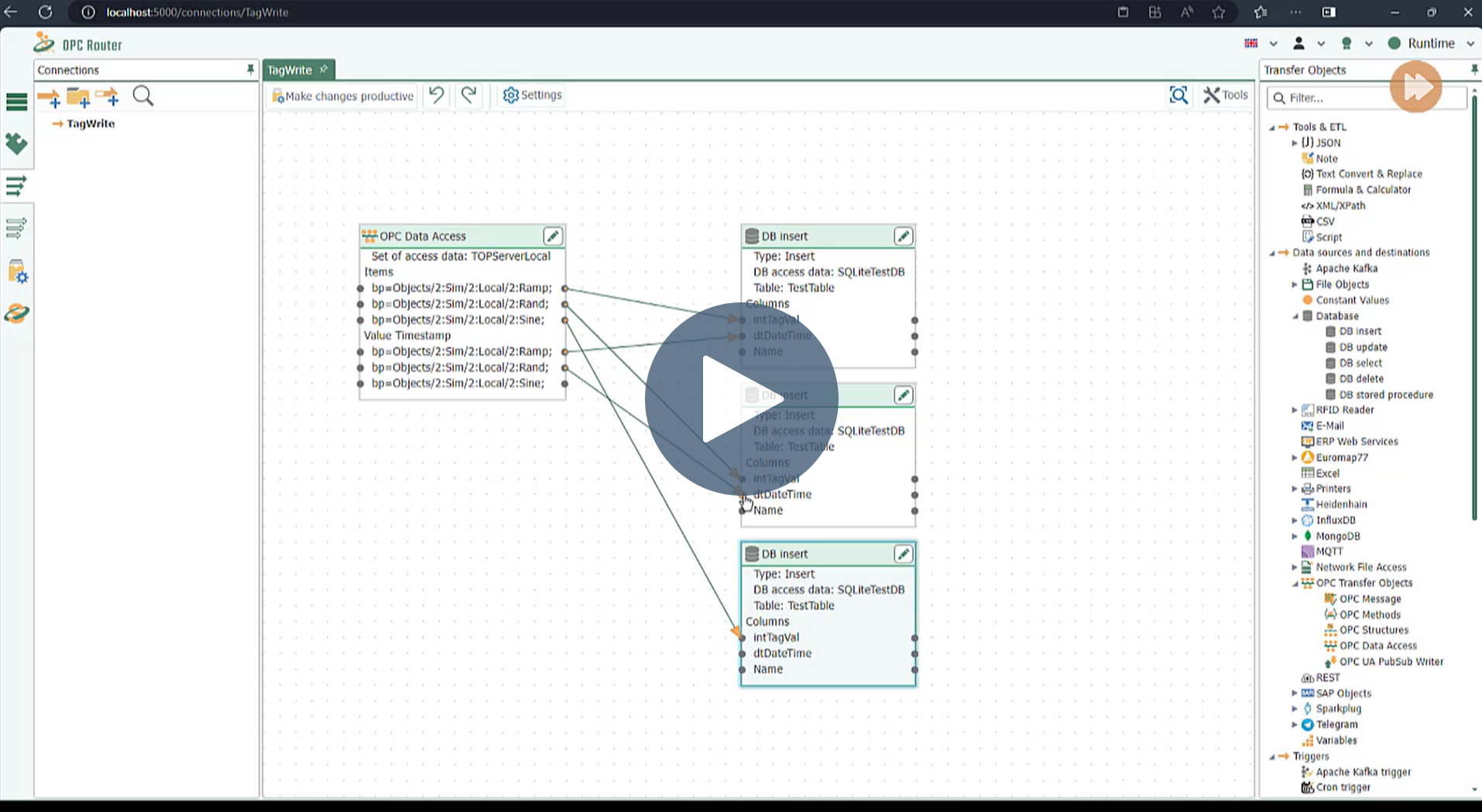 OPC Router Configuration Thumbnail