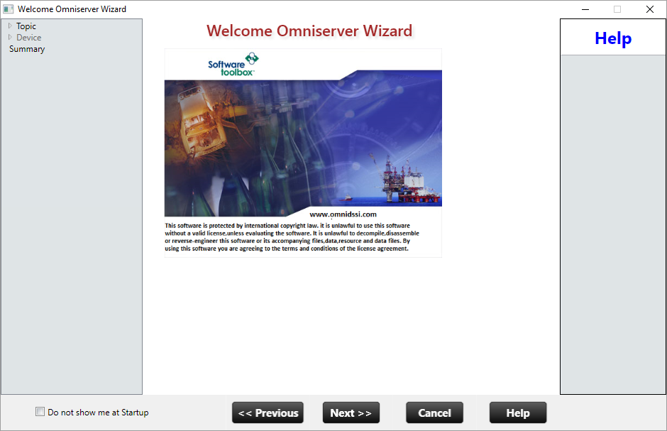 OmniServer Topic Wizard