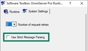 Screenshot - New Strict Message Parsing in OmniServer
