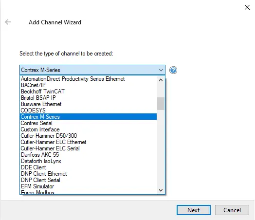 Screenshot Contrex Suite Driver List