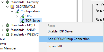 Connecting AVEVA to TOP Server via OPC UA