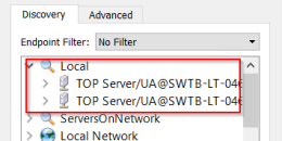 Easily Browse TOP Server using OPC UA Discovery Server