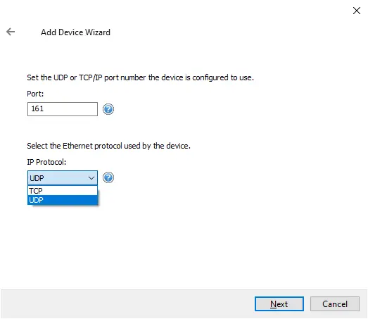 Screenshot AB Bulletin 1609 Ethernet Protocol