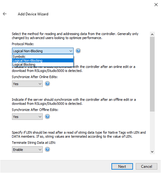 TOP Server ControlLogix Protocol Modes Increase Performance