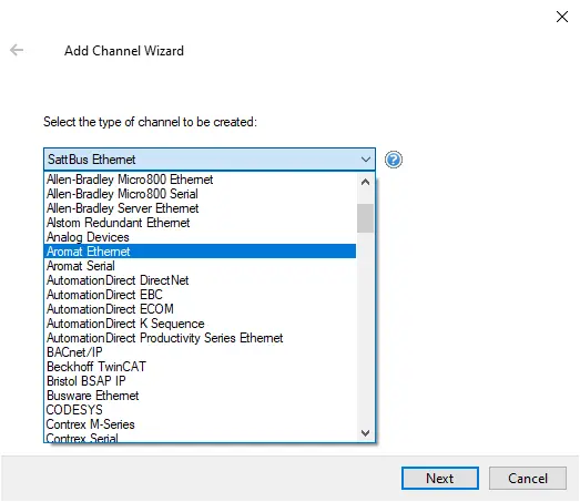 Screenshot Aromat Suite Driver List