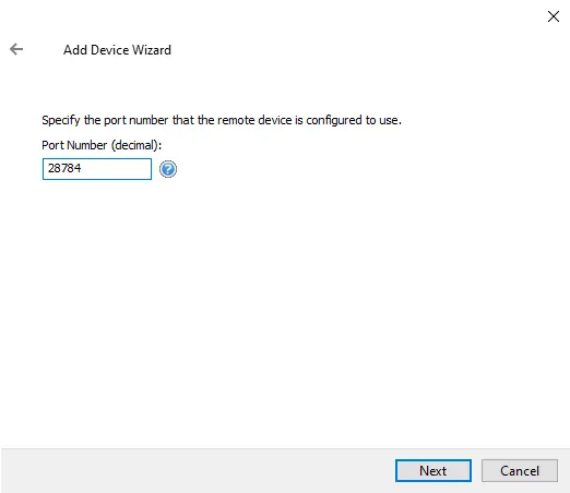 Screenshot AutomationDirect Suite ECOM Ethernet Port Number
