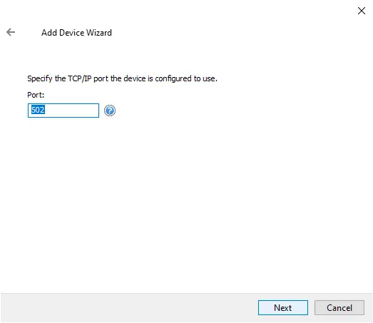 Screenshot Busware Ethernet Port Number