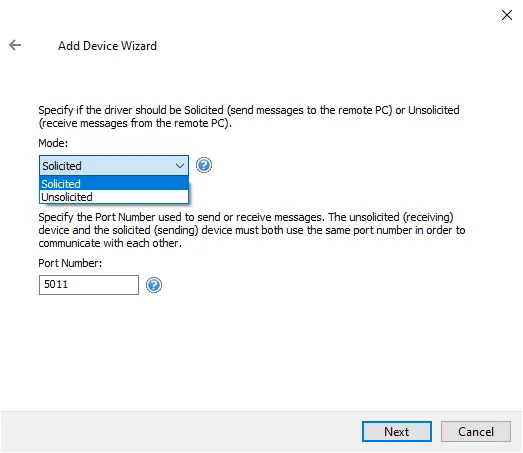 Screenshot Red Prairie Message Mode