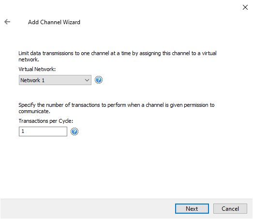 Screenshot - TOP Server Virtual Network Settings