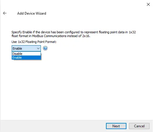 Screenshot Thermo Westronics Floating Point Format