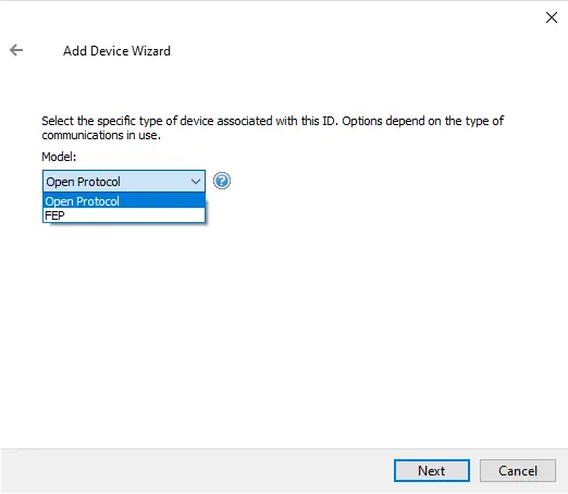 TOP Server Torque Tool Driver Device Models Configuration