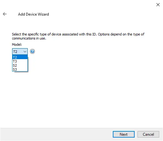 Screenshot Toshiba Ethernet Device Models