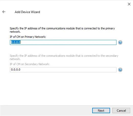 Screenshot Triconex Ethernet Communications Module IP