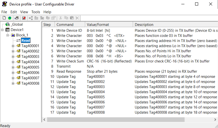 Screenshot UCON Transaction Editor